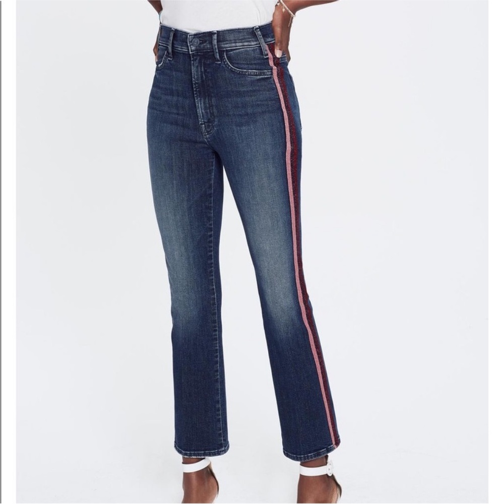 MOTHER The Hustler Ankle Here Kitty, Kitty Glitter Racer Size 27
